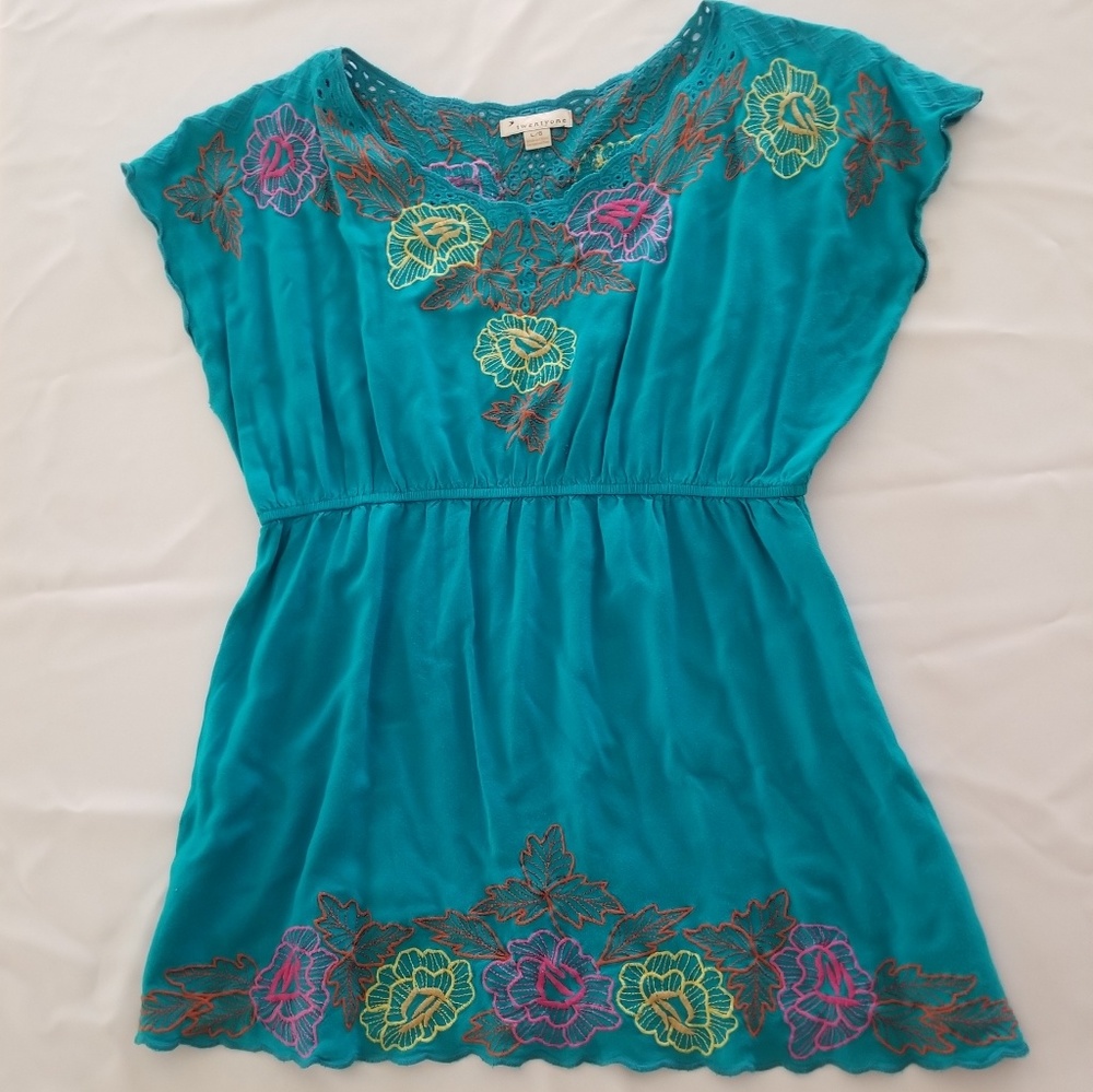 💜 5 for $25! Twentyone Turquoise Blouse